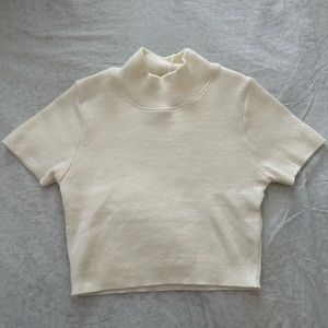 Zara Knit Crop Tee
